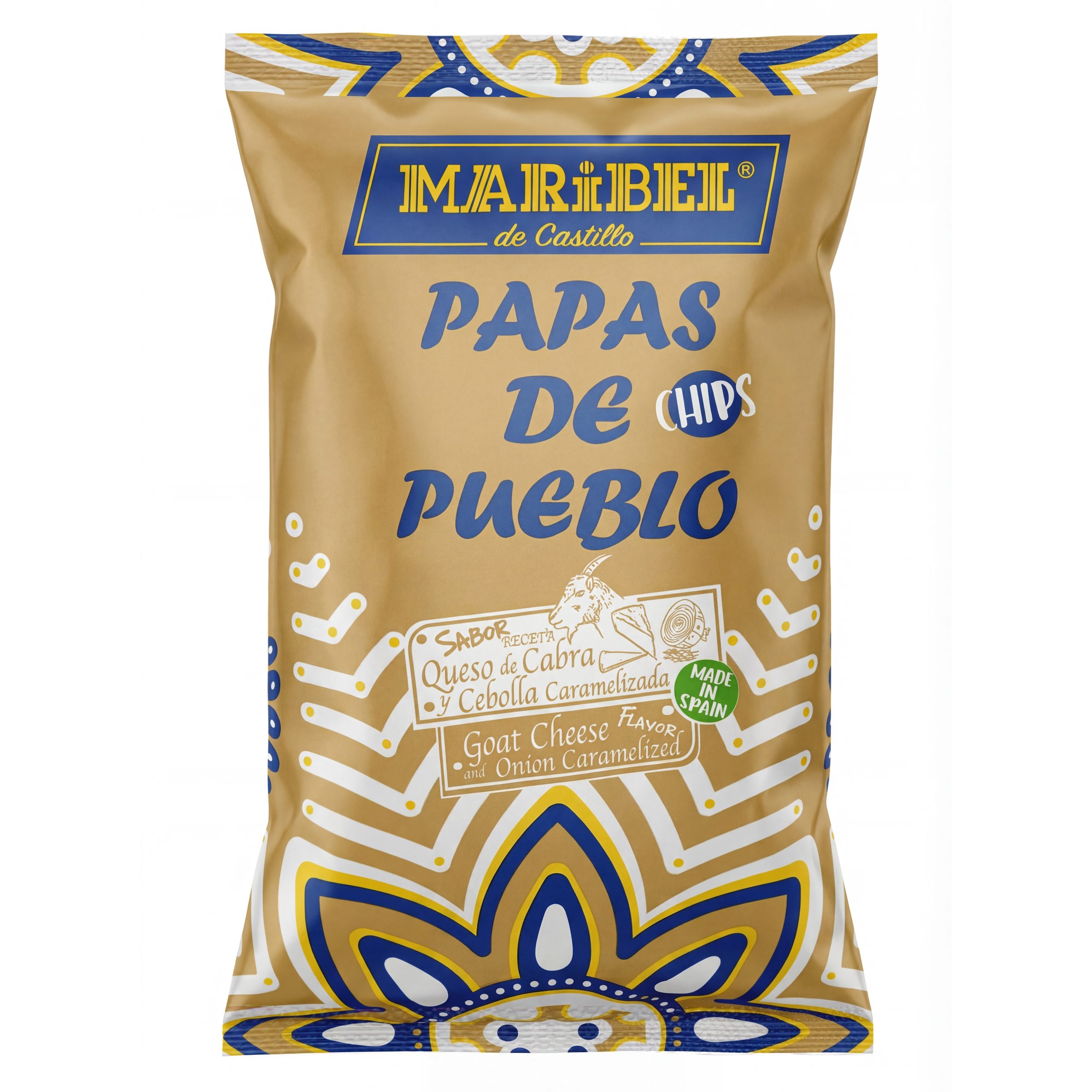 Papas de Pueblo Queso Cabra y Cebolla 130 gr