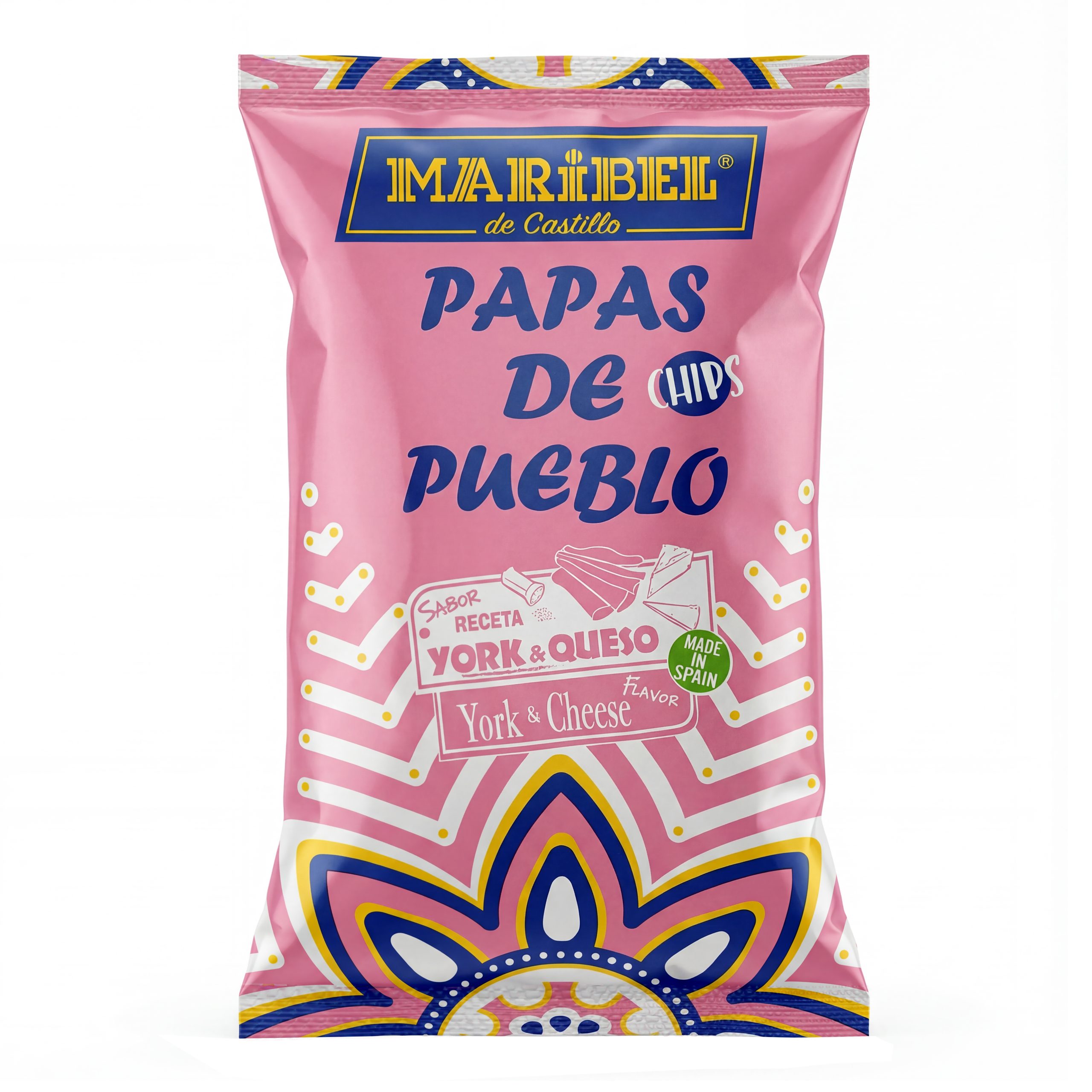 Papas de Pueblo York Queso 130 gr